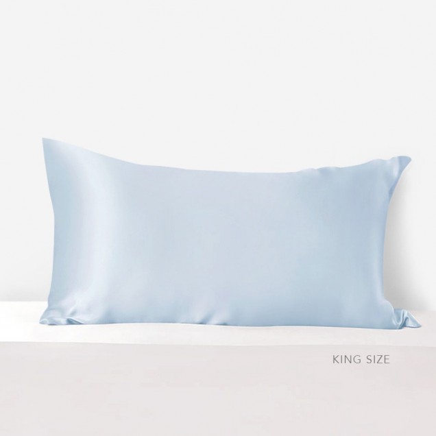 Baby Blue Envelope 22 Momme Mulberry Silk Pillowcase UK