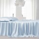 Baby Blue 22 Momme Mulberry Silk Sheet Set UK