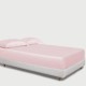 Baby Pink 22 Momme Mulberry Silk Fitted Sheet UK