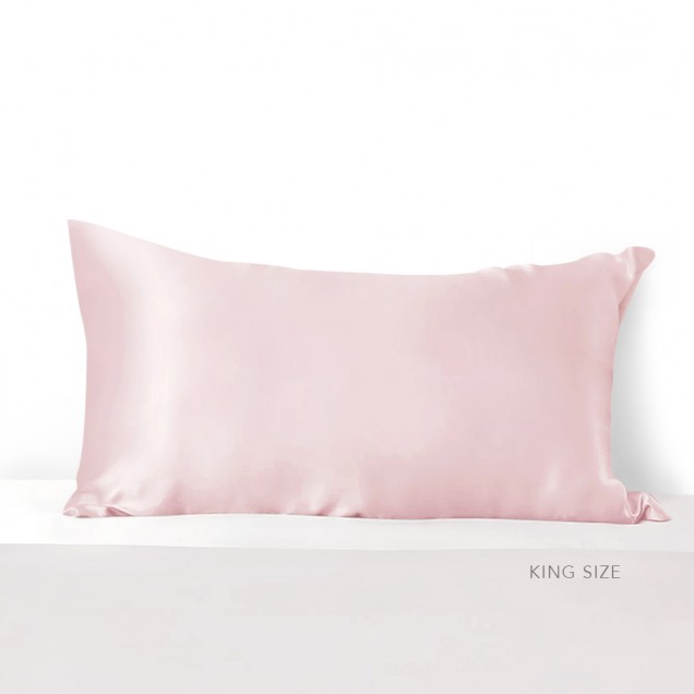 Baby Pink 22 Momme Mulberry Silk Pillowcase with Hidden Zipper UK