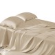 Beige 22 Momme Mulberry Silk Sheet Set UK