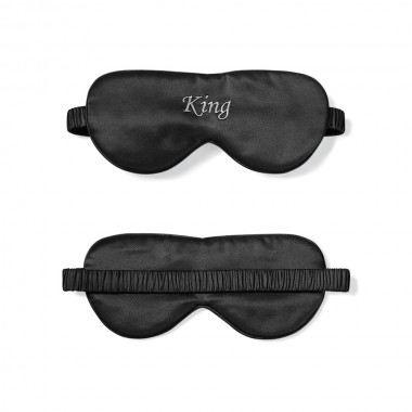 Black King Silk Sleep Mask UK