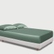 Celadon Green 22 Momme Mulberry Silk Fitted Sheet UK