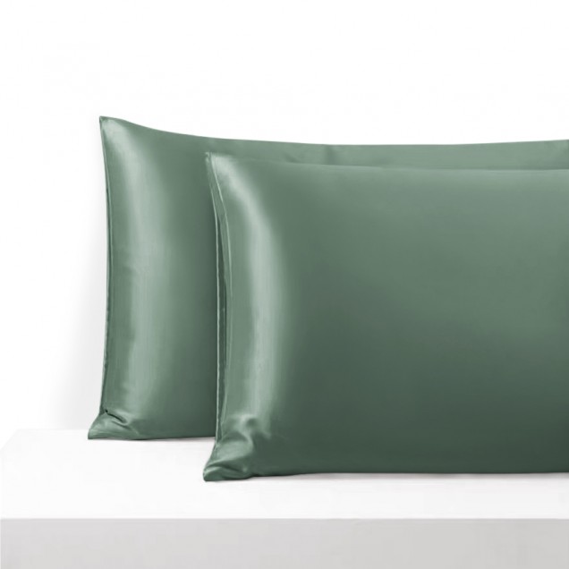 Celadon Green Envelope 22 Momme Mulberry Silk Pillowcase UK