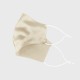 Champagne & White Double-Sided 22 Momme Silk Face Mask UK