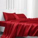 Cherry 22 Momme Mulberry Silk Flat Sheet UK