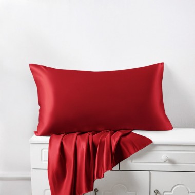 Cherry 22 Momme Mulberry Silk Pillowcase with Hidden Zipper UK