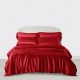 Cherry 3 PCS 22 Momme Mulberry Silk Duvet Cover Set UK