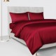 Claret 22 Momme Mulberry Silk Duvet Cover UK