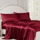 Claret 22 Momme Mulberry Silk Flat Sheet UK