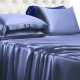 Dark Blue 22 Momme Mulberry Silk Fitted Sheet UK