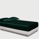 Dark Green 22 Momme Mulberry Silk Fitted Sheet UK