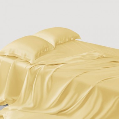 Gold 22 Momme Mulberry Silk Sheet Set UK