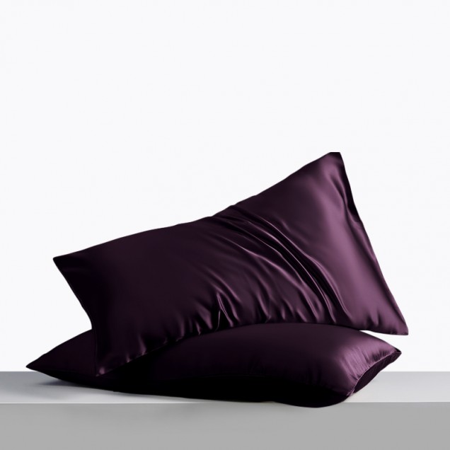 Grape Envelope 22 Momme Mulberry Silk Pillowcase UK