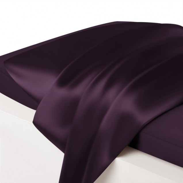 Grape Envelope 22 Momme Mulberry Silk Pillowcase UK