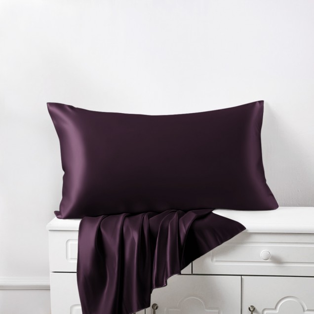 Grape Envelope 22 Momme Mulberry Silk Pillowcase UK