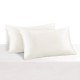 Ivory 22 Momme Mulberry Silk Pillowcase with Hidden Zipper UK