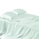 Light Cyan 22 Momme Mulberry Silk Sheet Set UK