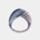 Misty Blue & Silver Mulberry Silk Headband UK