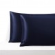 Navy Envelope 22 Momme Mulberry Silk Pillowcase UK