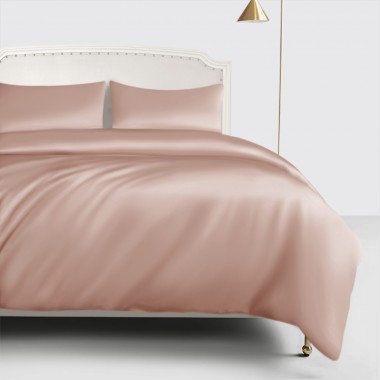 Pearl Pink 22 Momme Mulberry Silk Duvet Cover UK