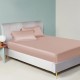 Pearl Pink 22 Momme Mulberry Silk Fitted Sheet UK