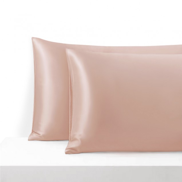 Pearl Pink Envelope 22 Momme Mulberry Silk Pillowcase UK