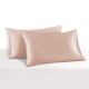 Pearl Pink 22 Momme Mulberry Silk Pillowcase with Hidden Zipper UK