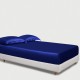 Royal Blue 22 Momme Mulberry Silk Fitted Sheet UK