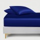 Royal Blue 22 Momme Mulberry Silk Fitted Sheet UK