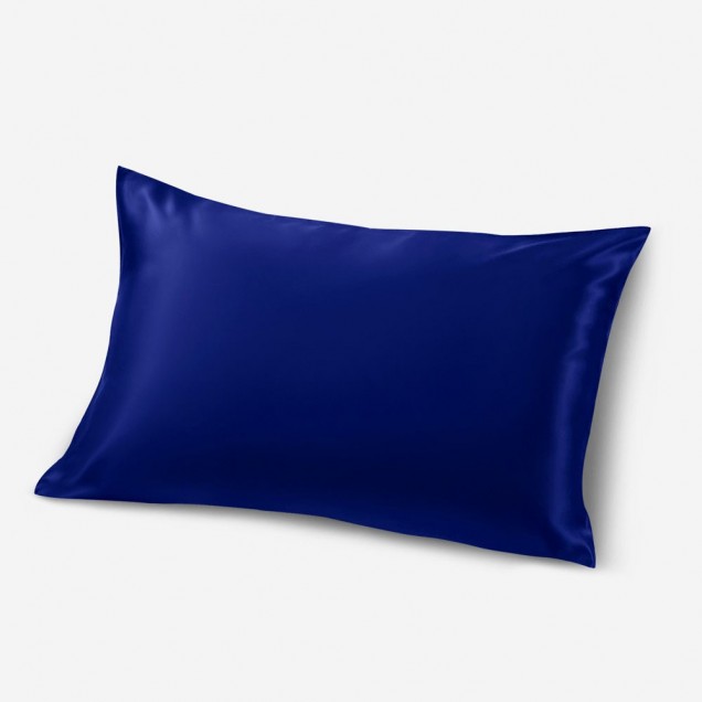 Royal Blue Envelope 22 Momme Mulberry Silk Pillowcase UK