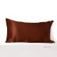 Rust Red Envelope 22 Momme Mulberry Silk Pillowcase UK