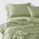 Sage Green 22 Momme Mulberry Silk Duvet Cover UK