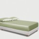 Sage Green 22 Momme Mulberry Silk Fitted Sheet UK