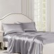 Silver 22 Momme Mulberry Silk Flat Sheet UK