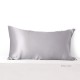 Silver 22 Momme Mulberry Silk Pillowcase with Hidden Zipper UK