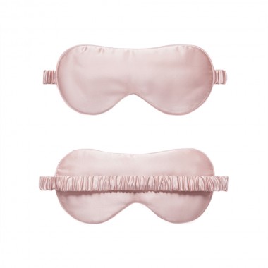 Suede Rose Silk Eye Mask UK