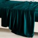 Teal 22 Momme Mulberry Silk Flat Sheet UK