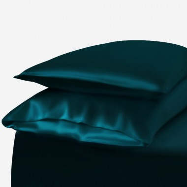 Teal Envelope 22 Momme Mulberry Silk Pillowcase UK