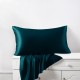 Teal 22 Momme Mulberry Silk Pillowcase with Hidden Zipper UK