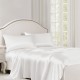 White 22 Momme Mulberry Silk Flat Sheet UK