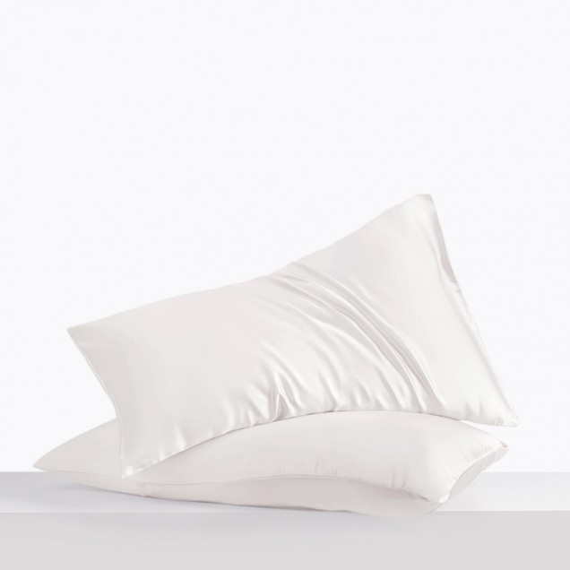 White Envelope 22 Momme Mulberry Silk Pillowcase UK