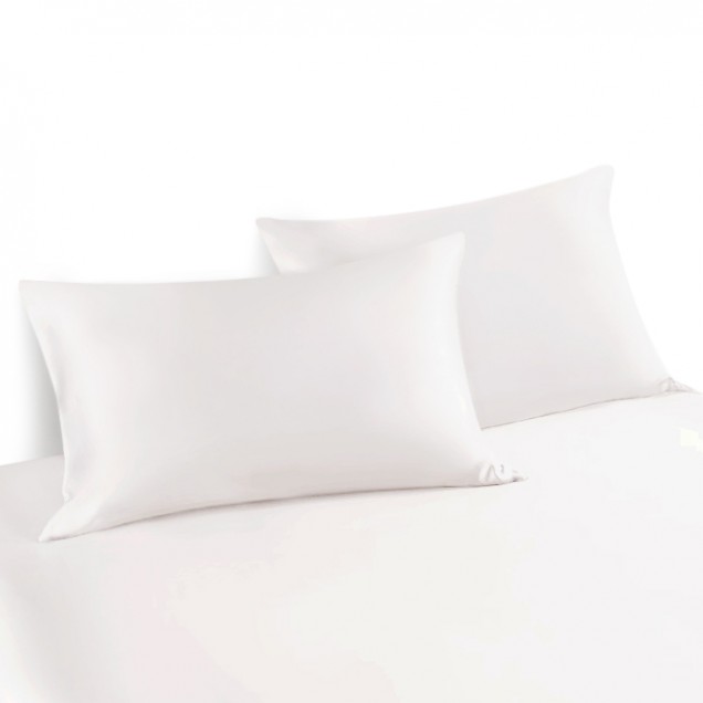 White Envelope 22 Momme Mulberry Silk Pillowcase UK