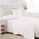 White 22 Momme Mulberry Silk Sheet Set UK